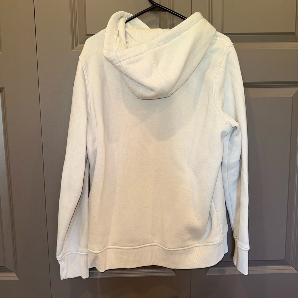 Carhartt White Hoodie with Blue Logo - Picture 2 of 4
